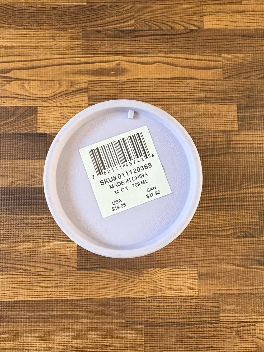 Starbucks Lilac Grid-Textured Tumbler 24oz
